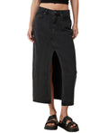 Cotton On Size 4 Graphite Black Bailey Maxi Skirt NWT