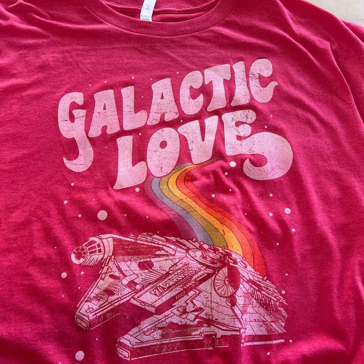 Star Wars Size 2XL Red Preloved T-Shirt SS