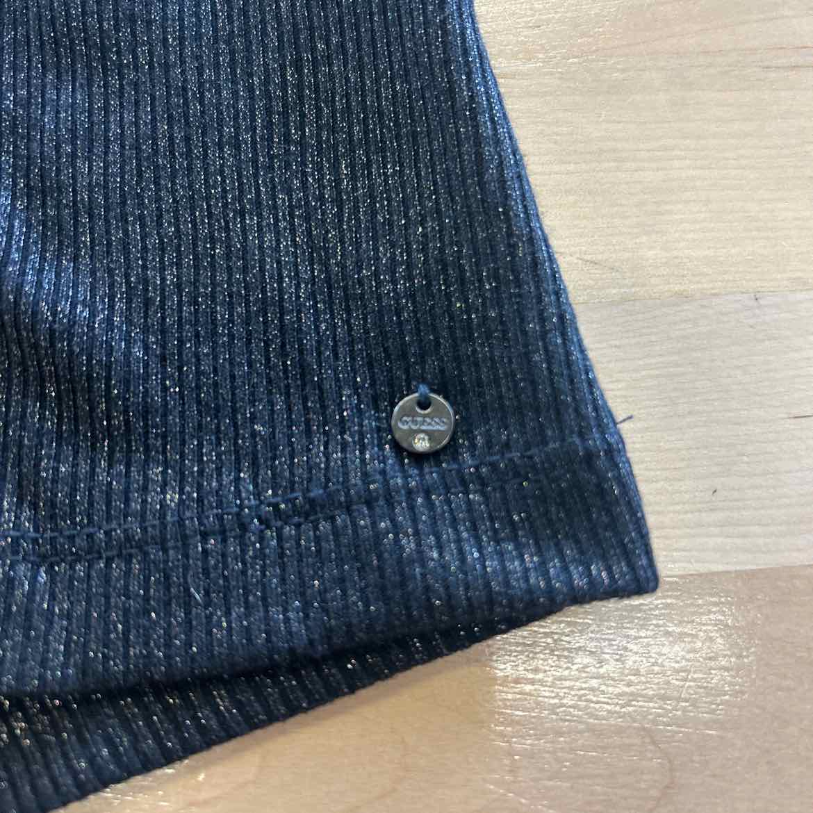 Guess Size S Black Rhinestone Tank