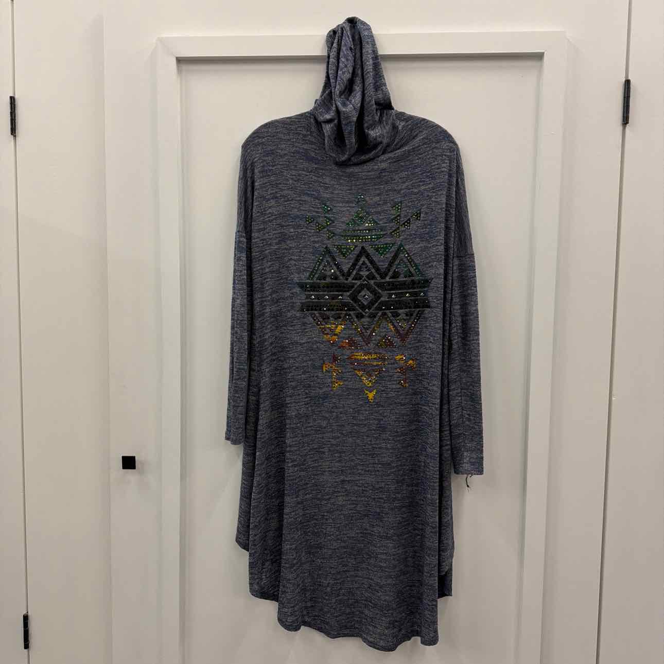Vocal Size L Blue Preloved Duster