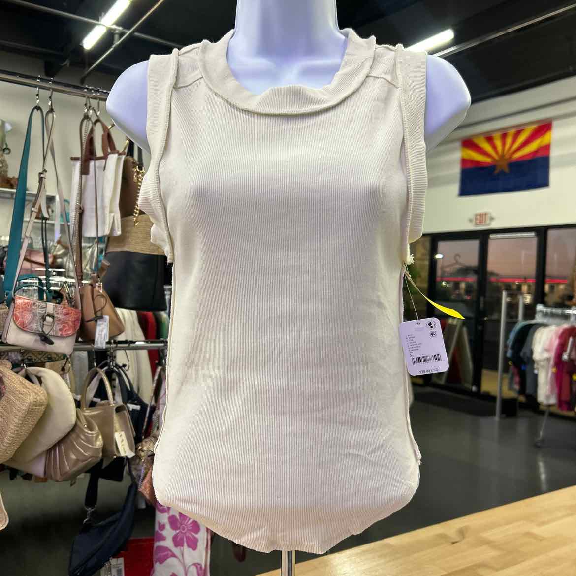 Free People Size S White Tank
