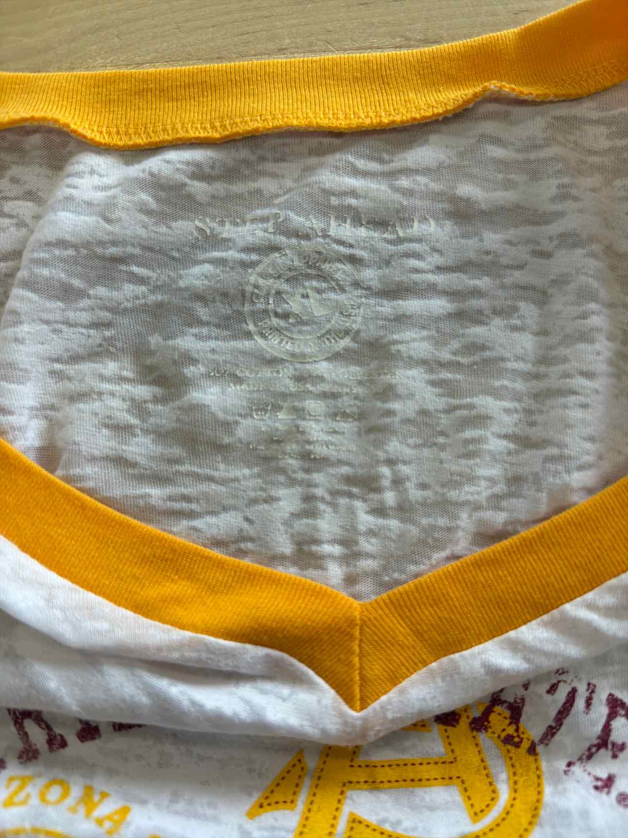 ASU Size XL White T-shirt