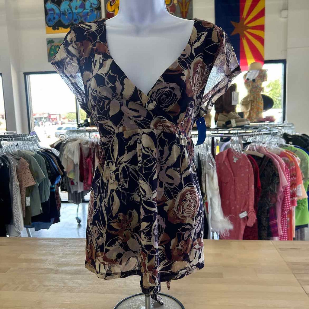 Axcess Size L Purple Preloved Blouse SS