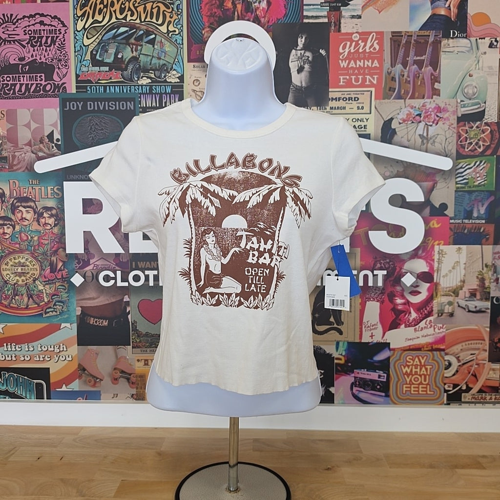 billabong Size L Tahiti Bar Graphic T-Shirt