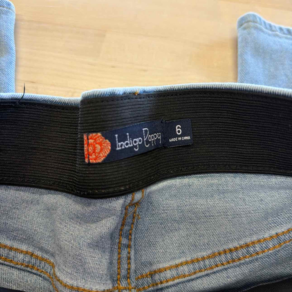 Indigo Poppy Size 6 Blue Denim Preloved Jeans