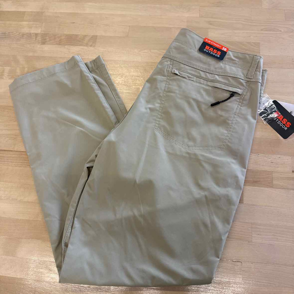 Bass Outdoor Size 36x30  Slim Straight Fit Traveler Casual Trouser Pants