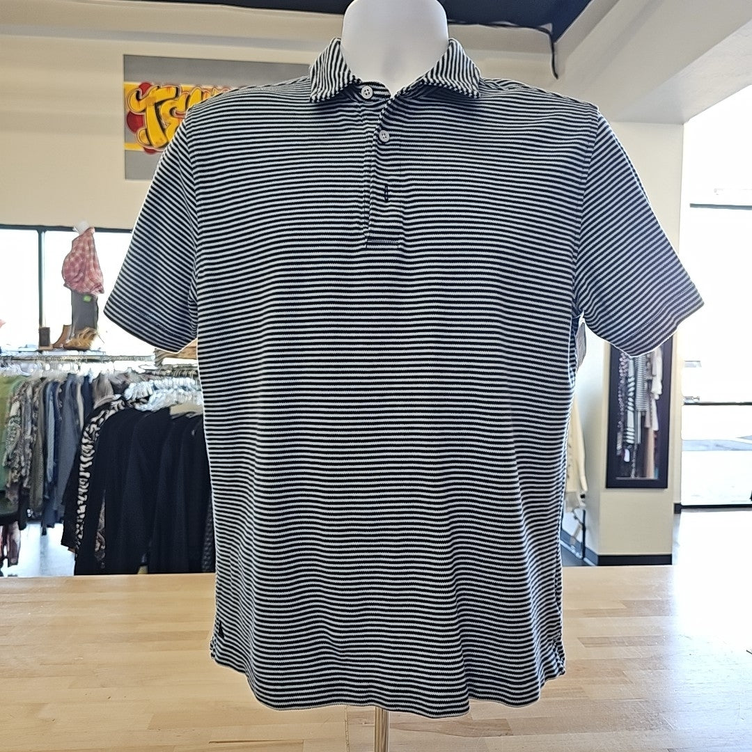 Untuckit Men's Size M Blue MENS Polo