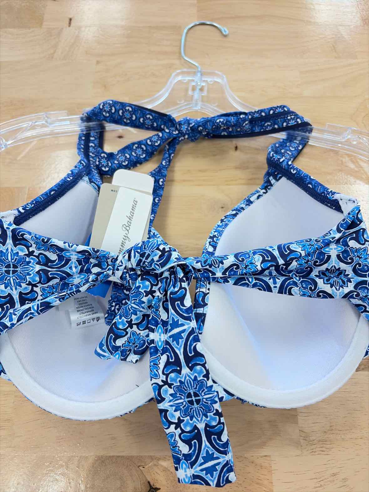 Tommy Bahama Size 36C Blue New Swimsuit Bottom/Top