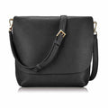 GiGi New York Andie Black Leather Crossbody