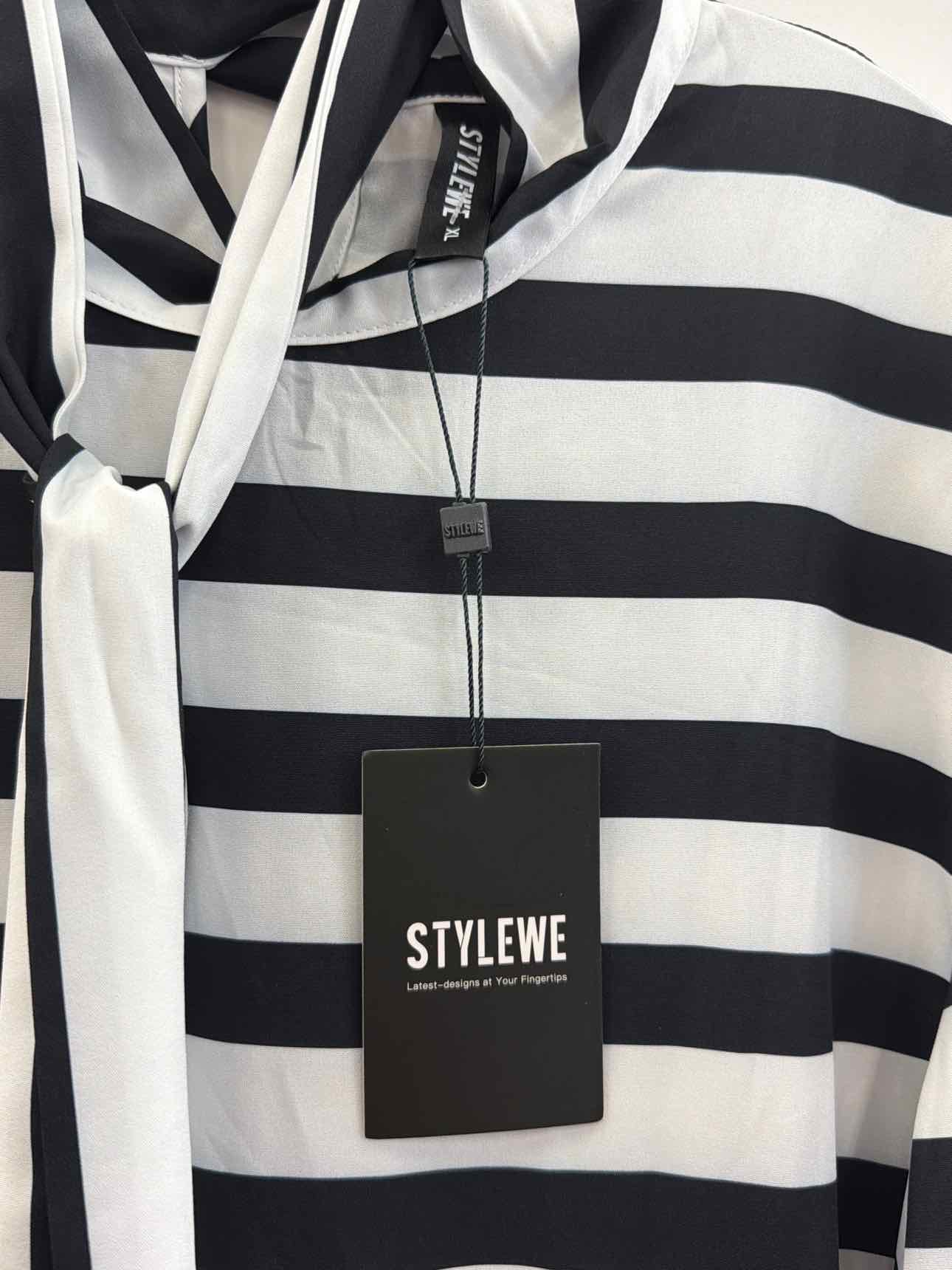 StyleWe Size XL BLACK & WHITE Dress