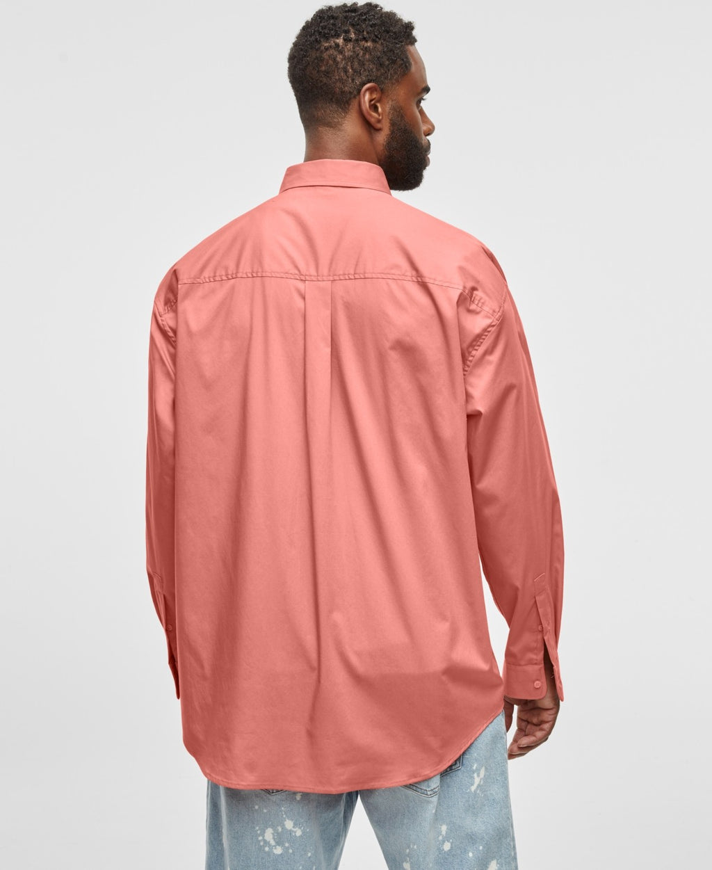 Mode of One Men's Long-Sleeve Button-Front Utility Shirt