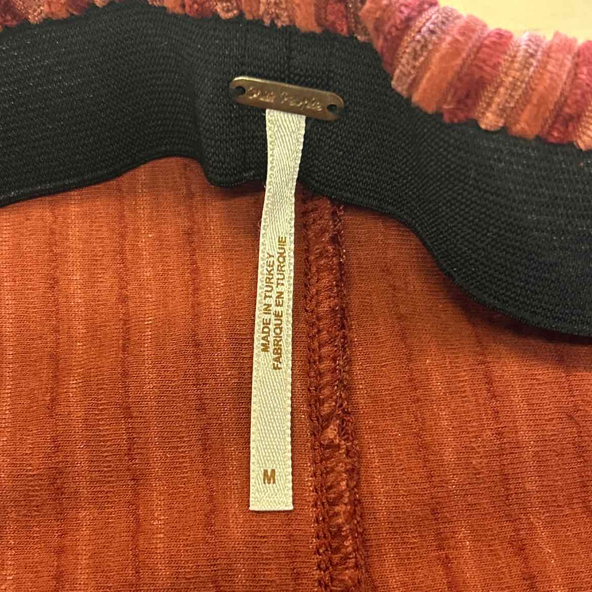 Free People Size M Red Velvet Preloved Pants