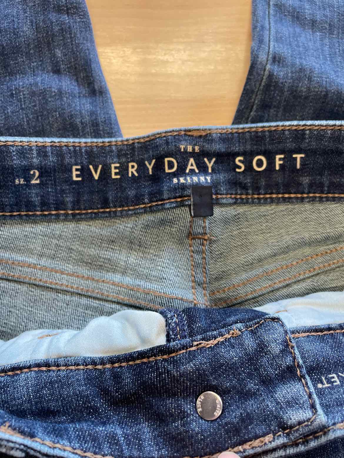 White Black Size 2 Denim Jeans