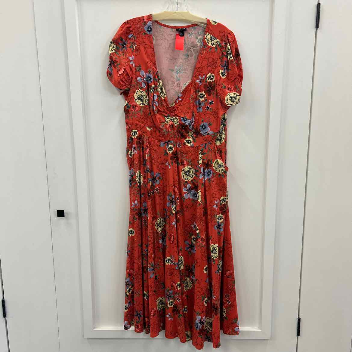 Torrid Size 0 Orange Preloved Dress