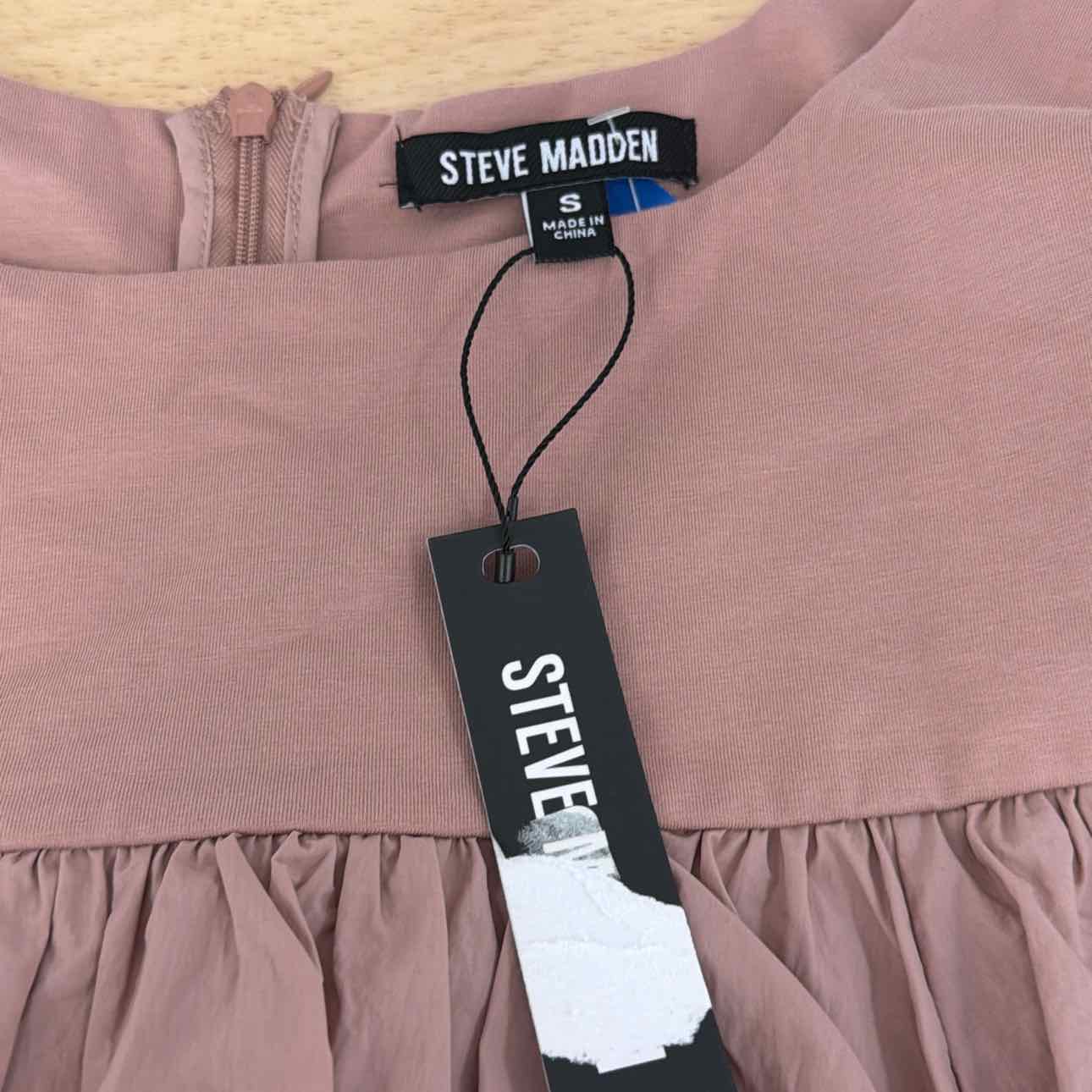 Steve Madden Size S Avielle Long-Sleeve Peplum Top