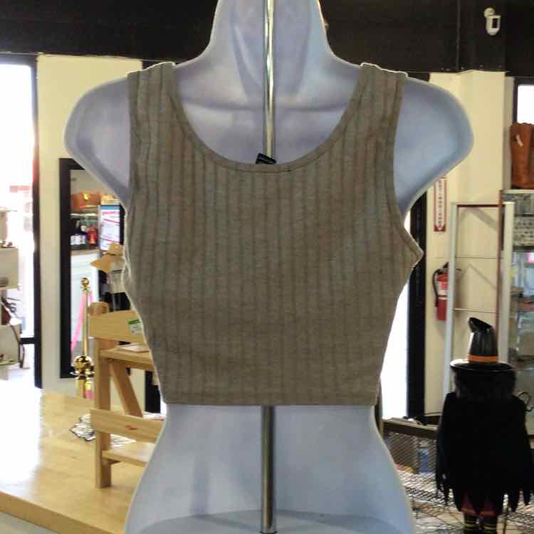 Forever 21 Size M Grey Preloved Tank