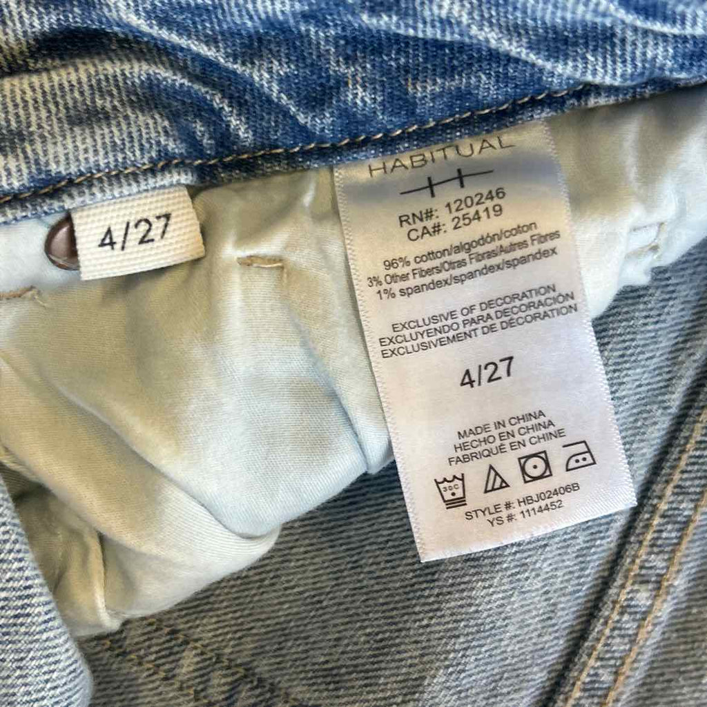 Habitiual Size M Blue Denim Preloved Jorts