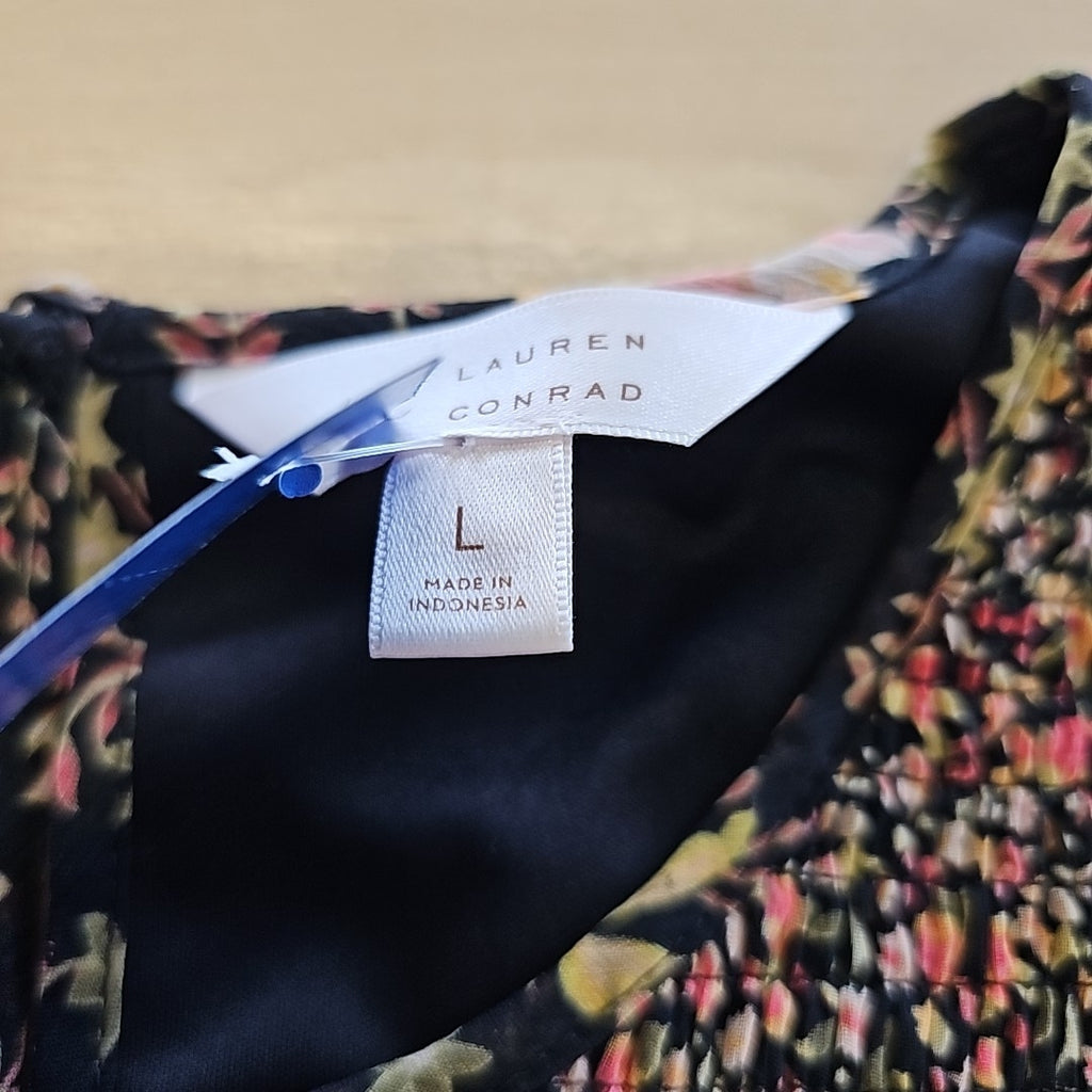 Lauren Conrad Size L Black Dress