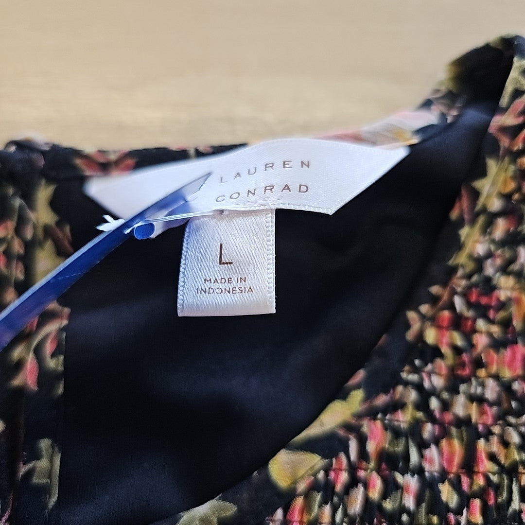 Lauren Conrad Size L Black Dress