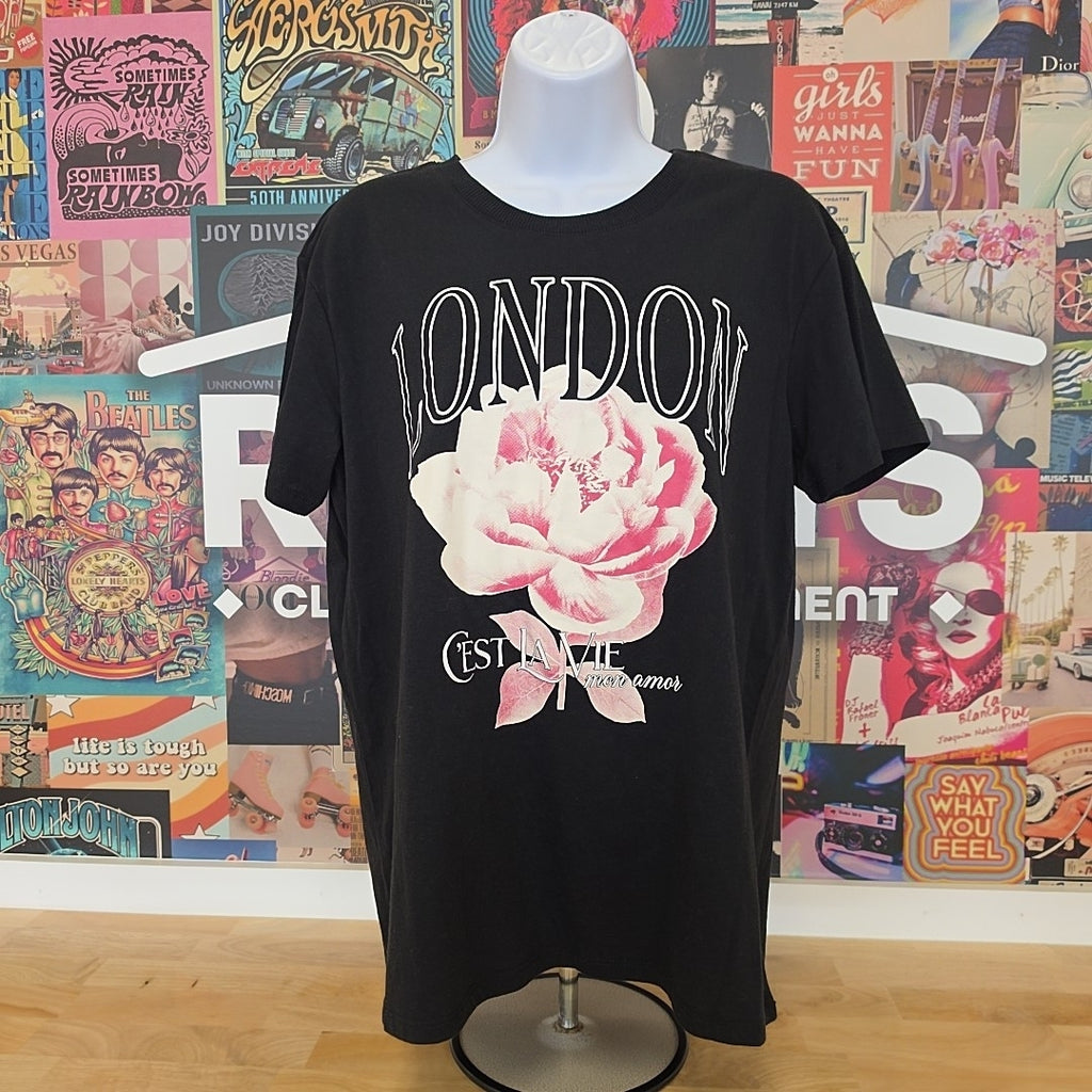 Self E Size L Black New T-Shirt SS