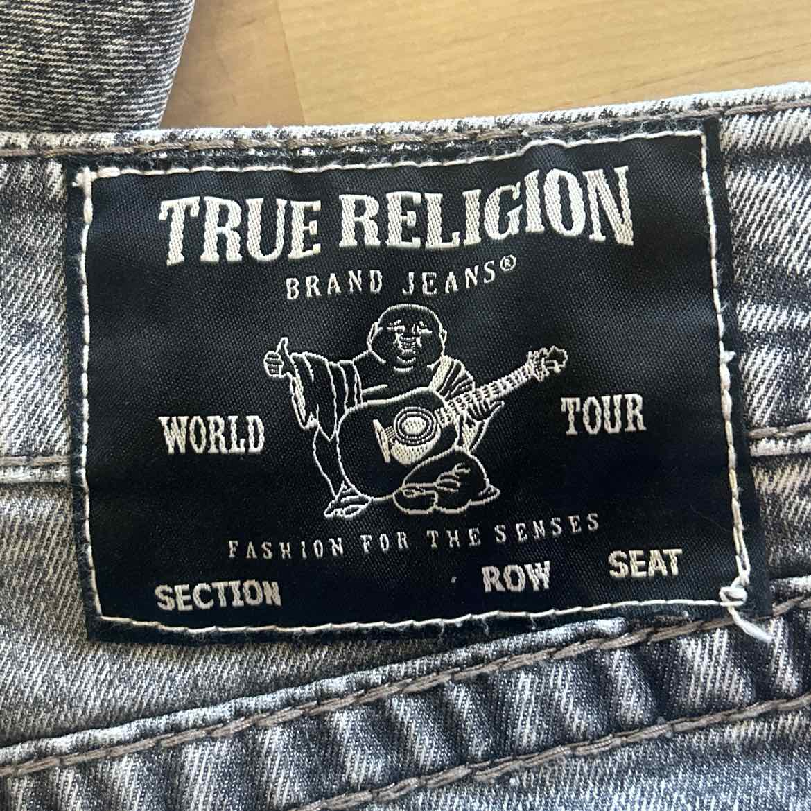 True Religion Size 29 Gray MENS Jeans