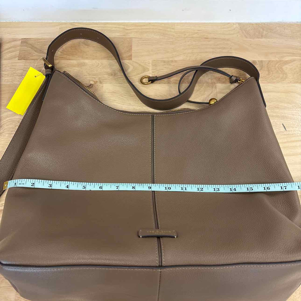 Rag & Bone Brown Pebbled Leather Preloved Handbag