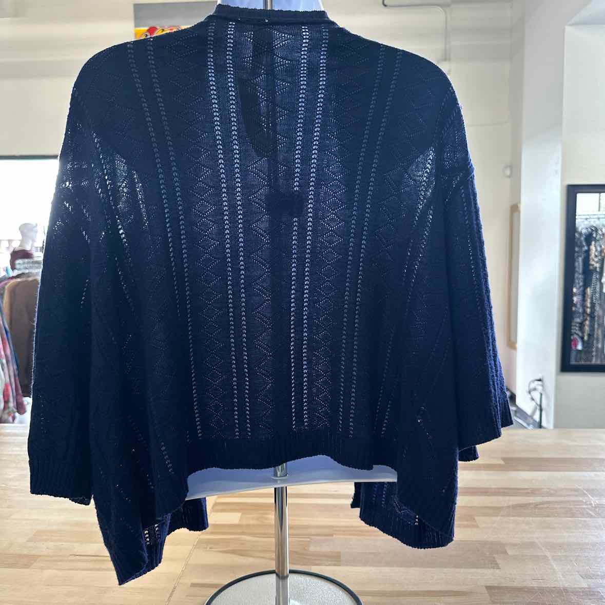 NY Collection Size OS Navy Cardigan