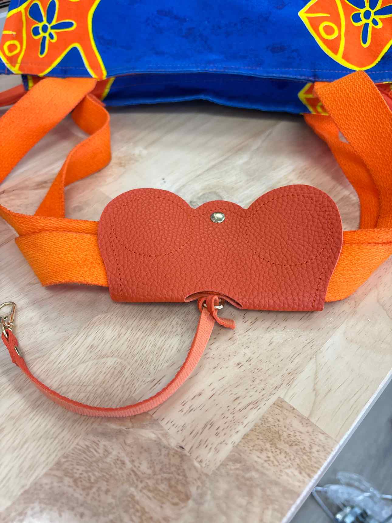 Miro Orange Print Totes