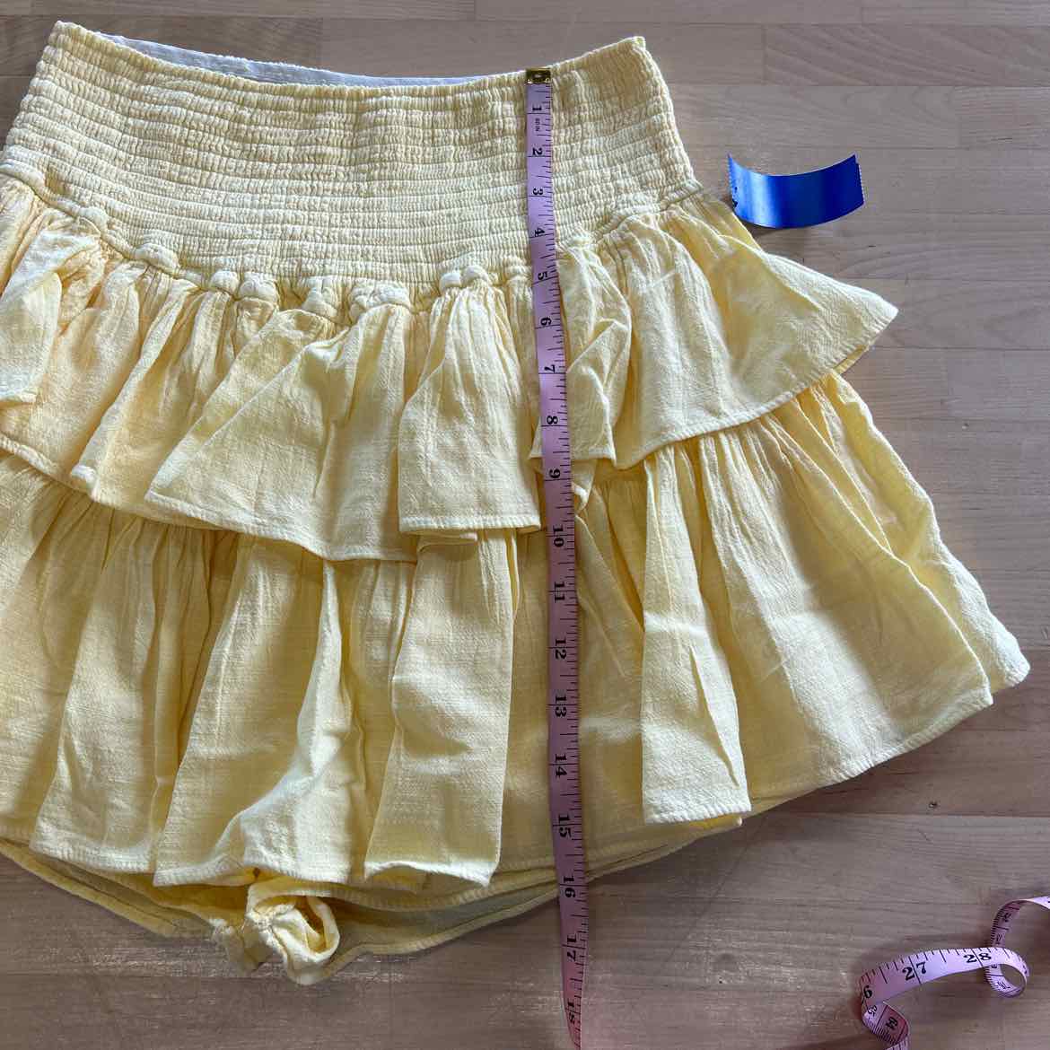 Blanco Women Size XXL Yellow Cotton Preloved Skorts