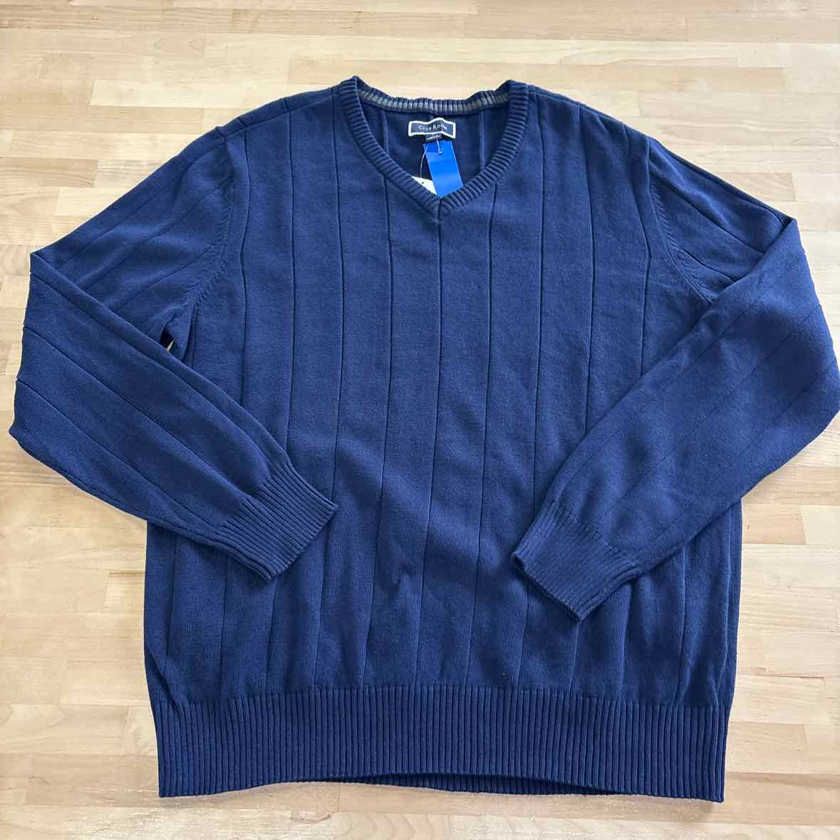 Club Room Size L Navy MENS Sweater