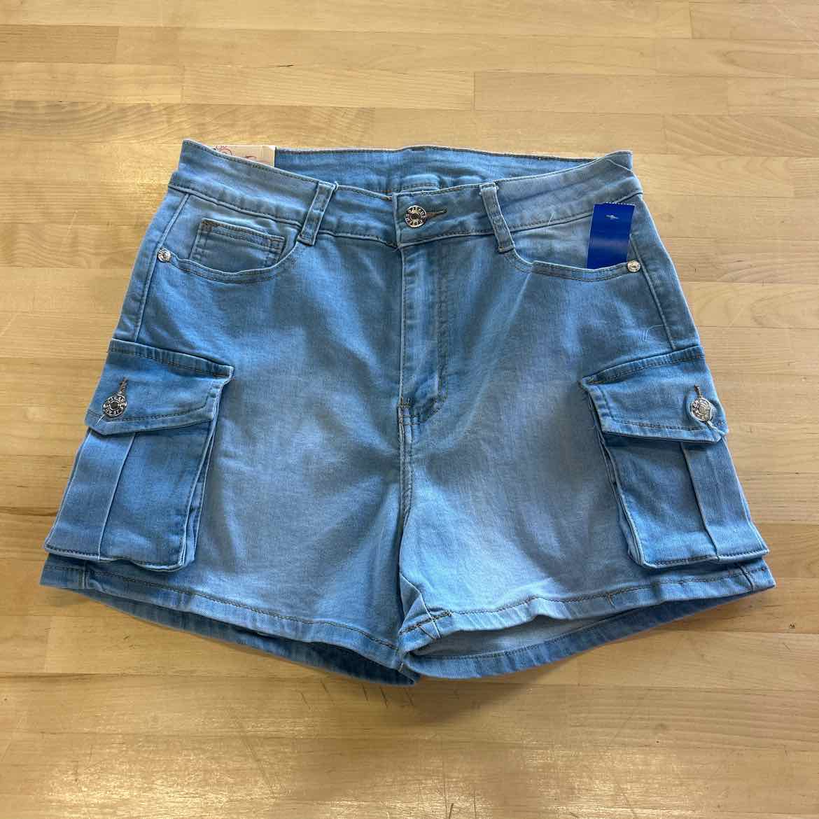 H&Y Women Size L Blue New Shorts