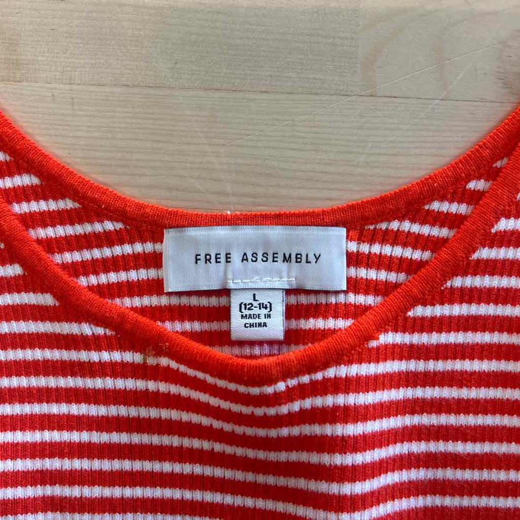 Free Assembly Size L Orange Preloved Tank