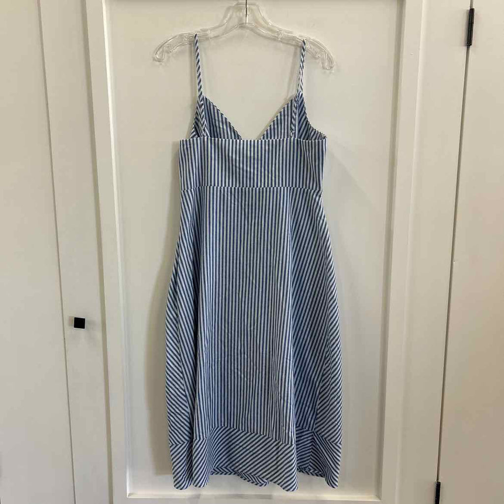 Atmos&Here Size 12 Blue & White Preloved Dress