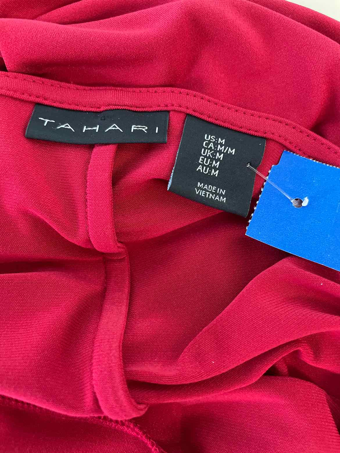 Tahari Size M Red Blouse