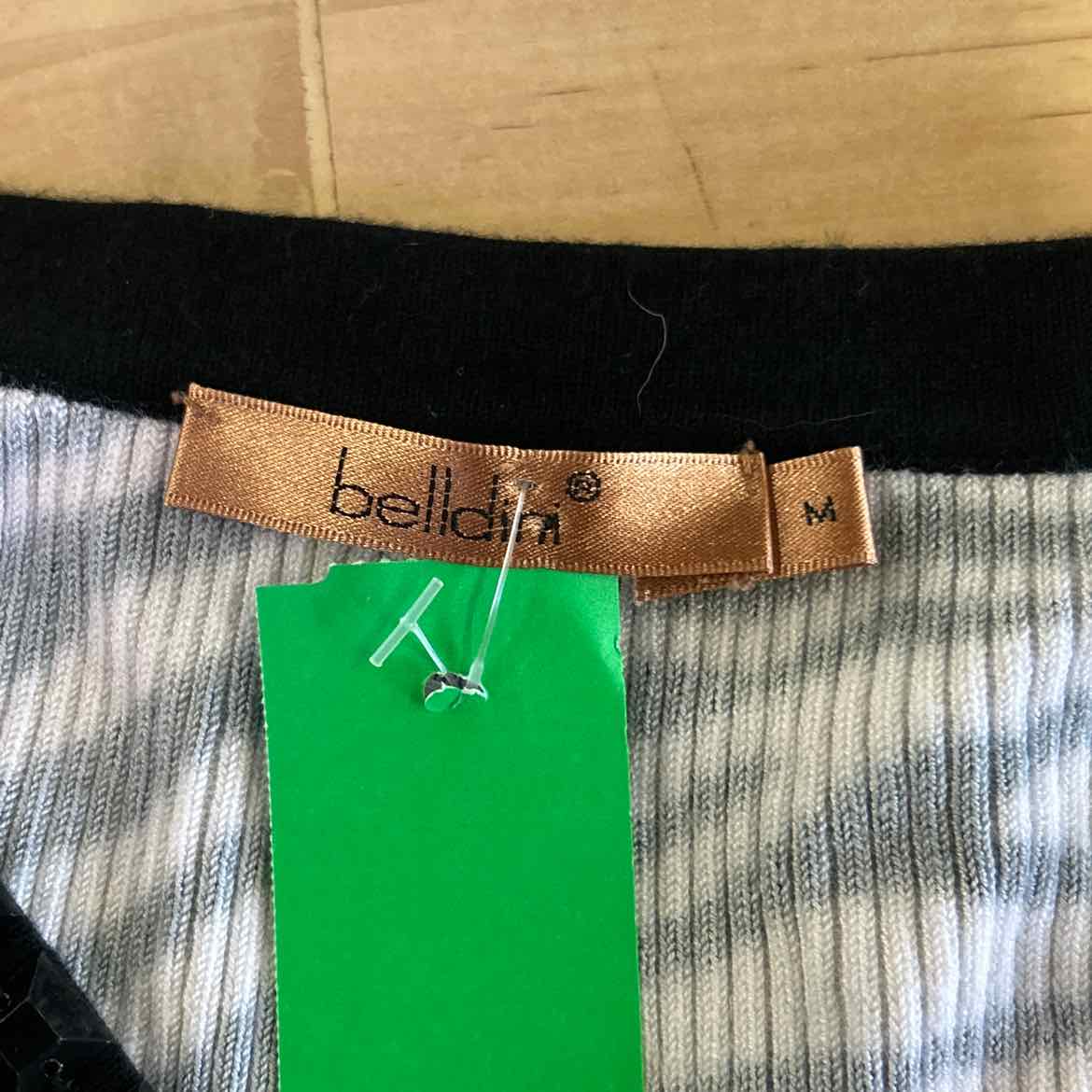 Belldini Size M Black White Tank