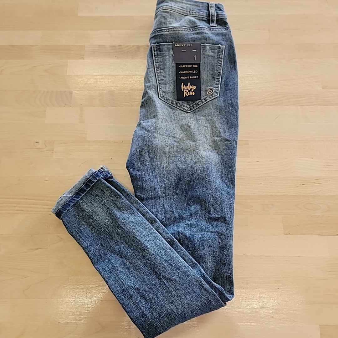 Indigo Rain Size 1 Blue New Jeans