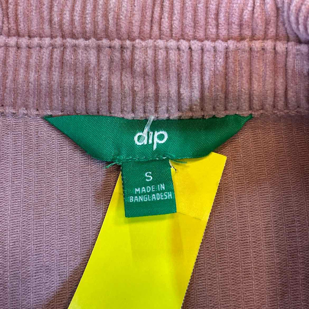 dip Size S Pink Ribbed Preloved Jacket