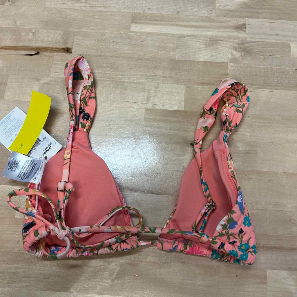 Women's O'Neill Kelly Floral Menorca Swim Bikini Top Juniors Large Desert Flower