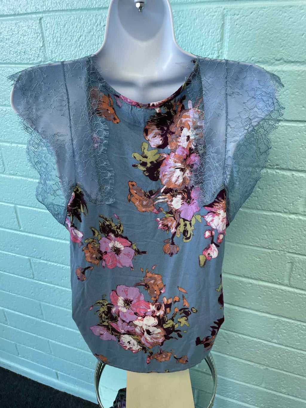 Lovestitch Size M Blue Purple Sleeveless