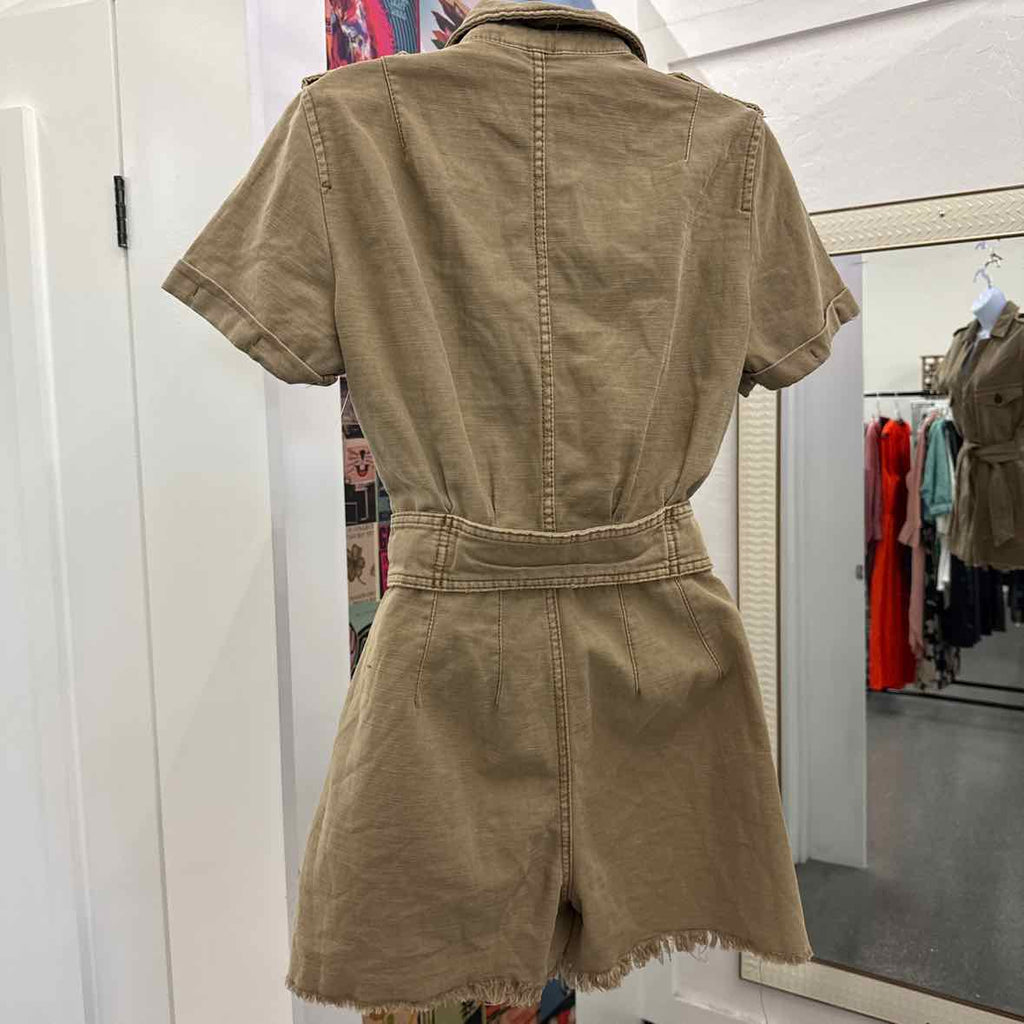 Free People Size XS Brown Preloved Romper