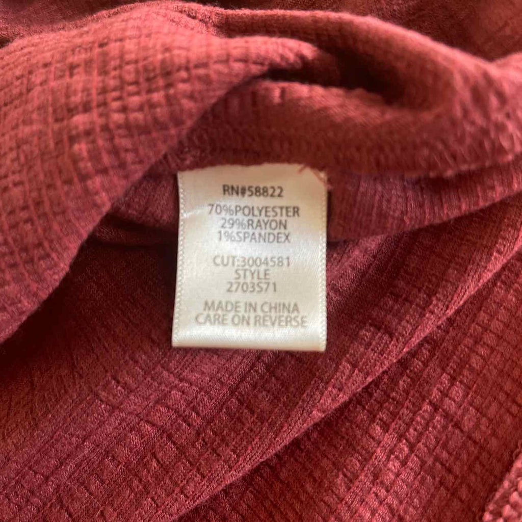 Max Studio Size S Rust Preloved Sleeveless