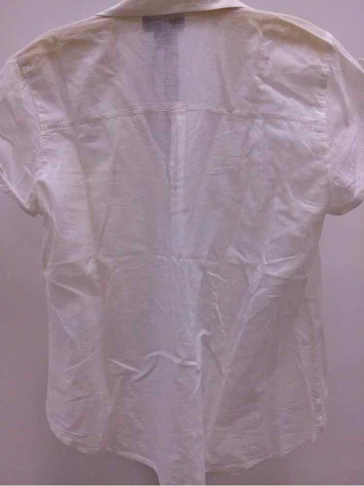 Nine West Size 16 Cream Cotton Preloved Shirt