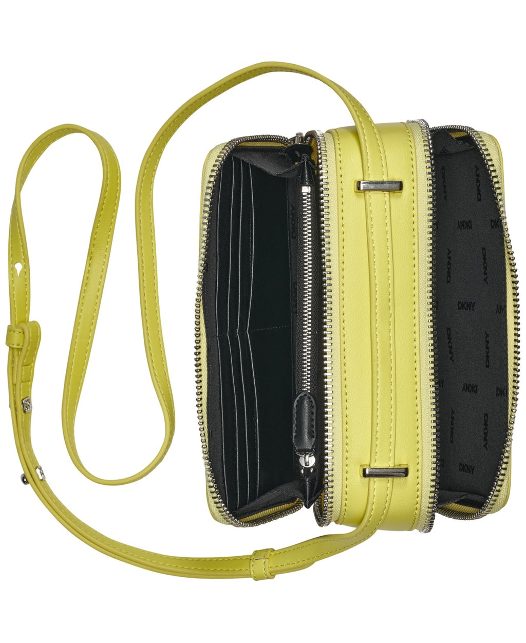 DKNY Carter Mini Logo Camera Bag Acid Yellow Handbag