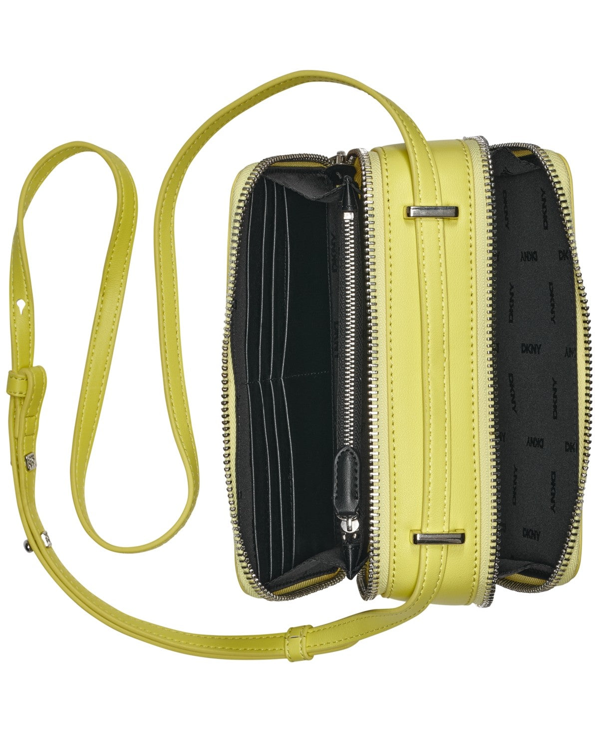 DKNY Carter Mini Logo Camera Bag Acid Yellow Handbag