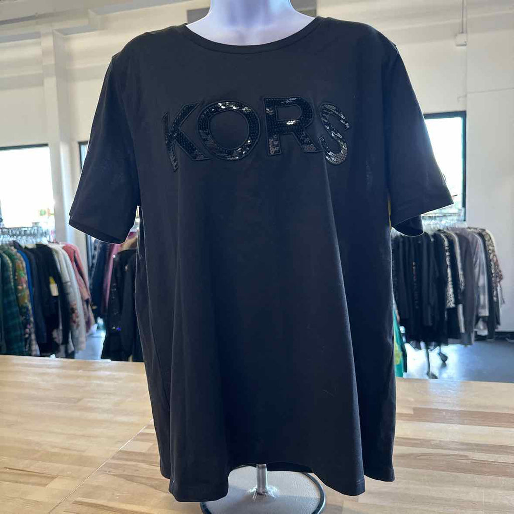 Michael Kors Size XL Black T-shirt