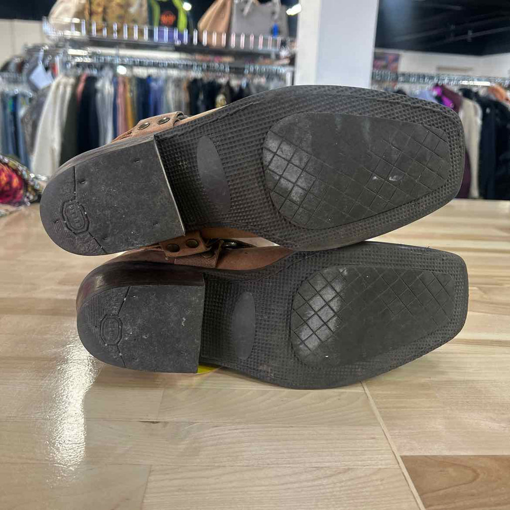 Hightail Size 8 Brown Leather Preloved Boots