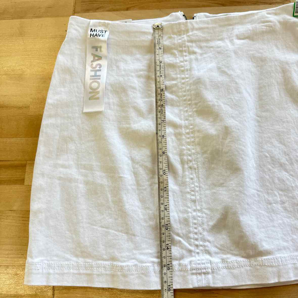 tinceltown Size L White Skirt