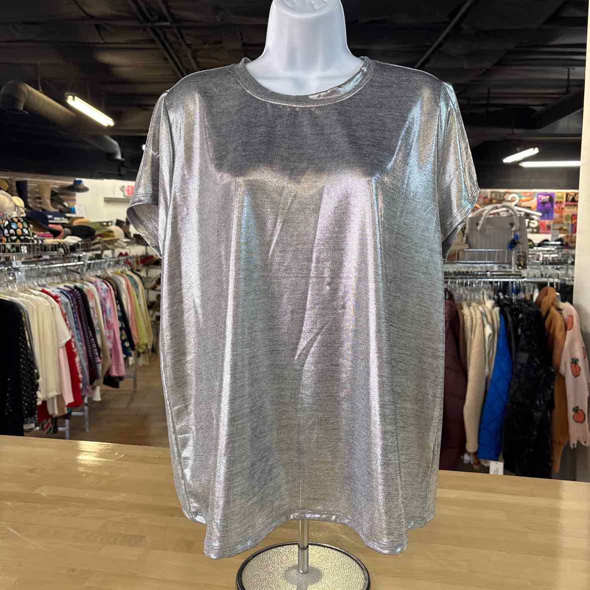 Torrid Size 0 Silver Shirt