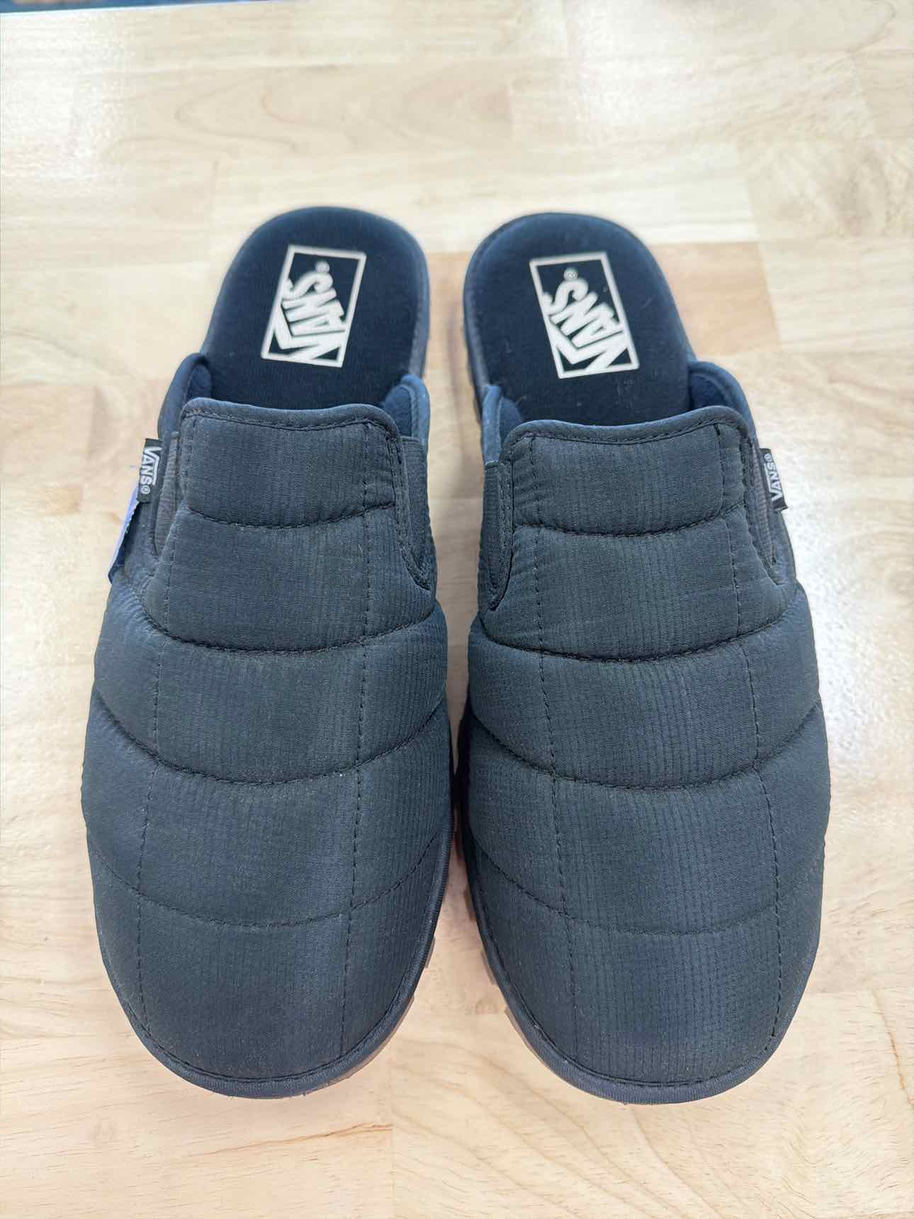Vans Size 12 Black Nylon Preloved Sandals