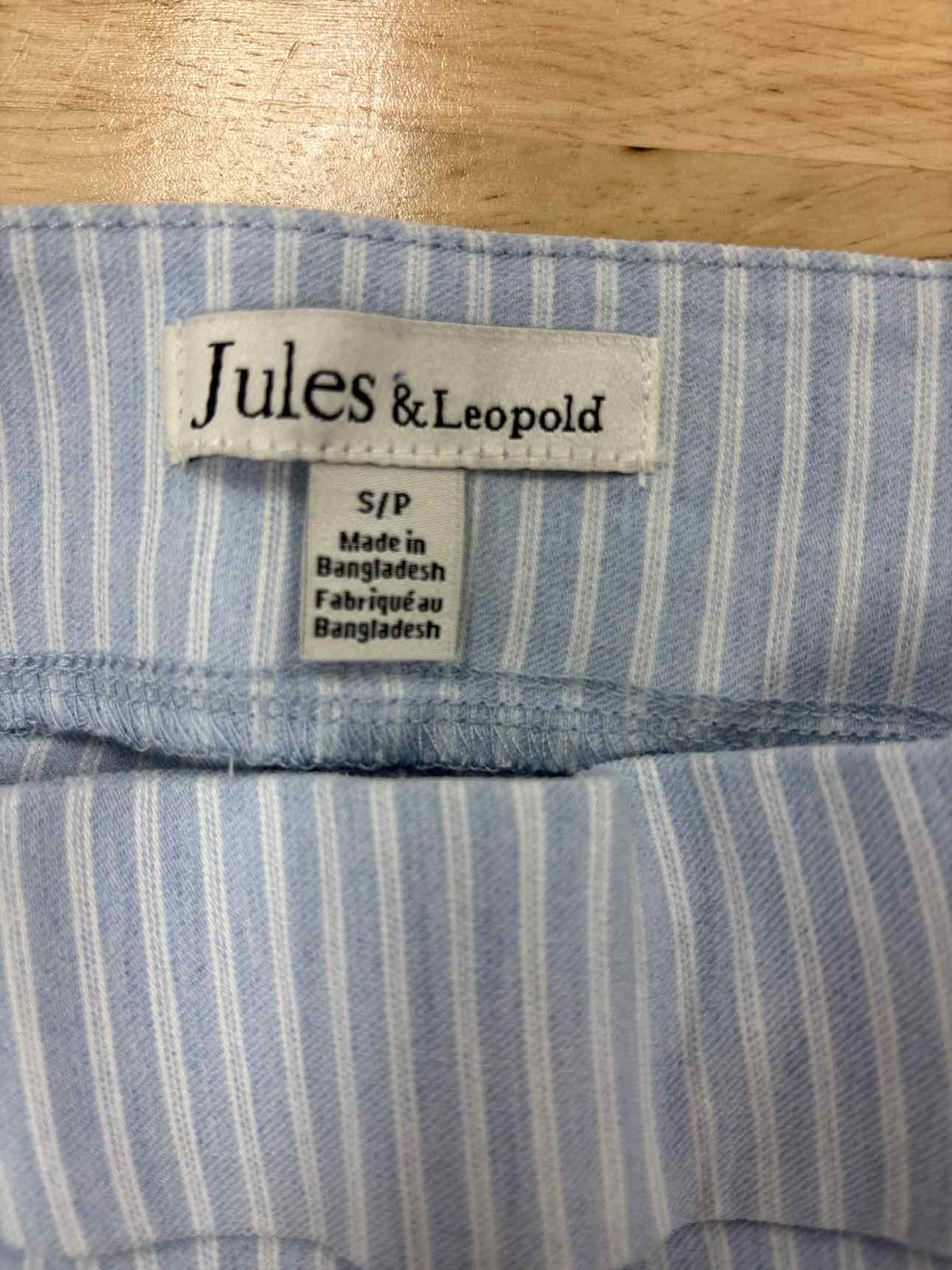 Jules & Leopold Size SP Blue White Preloved Pants